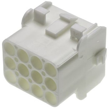 TE Connectivity コネクタハウジング 12極 ピッチ:6.35mm 4列 350783-1 TE Connectivity Japan(旧:TYCOELECTRONICS(タイコエレクトロニクス))