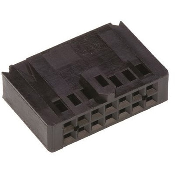 TE Connectivity コネクタハウジング 14極 ピッチ:2.54mm 2列 102387-2 TE Connectivity Japan(旧:TYCOELECTRONICS(タイコエレクトロニクス))