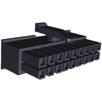 TE Connectivity コネクタハウジング 18極 ピッチ：3mm 2列 1-794617-8 TE Connectivity Japan(旧:TYCOELECTRONICS(タイコエレクトロニクス))