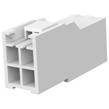 TE Connectivity コネクタハウジング 4極 ピッチ：3.96mm 2列 176284-1 TE Connectivity Japan(旧:TYCOELECTRONICS(タイコエレクトロニクス))