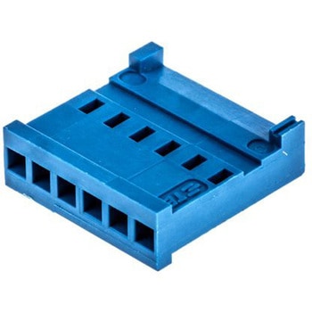 TE Connectivity コネクタハウジング 6極 ピッチ：2.54mm 1列 281838-6 TE Connectivity Japan(旧:TYCOELECTRONICS(タイコエレクトロニクス))