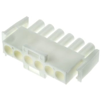 TE Connectivity コネクタハウジング 6極 ピッチ：6.35mm 1列 640581-1 TE Connectivity Japan(旧:TYCOELECTRONICS(タイコエレクトロニクス))