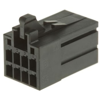 TE Connectivity コネクタハウジング 8極 ピッチ：2.5mm 2列 1-1318119-4 TE CONNECTIVITY