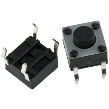 TE Connectivity タクタイルスイッチ SPST 表面実装 スルーホール モーメンタリ 6 x 6 x 5mm TE CONNECTIVITY