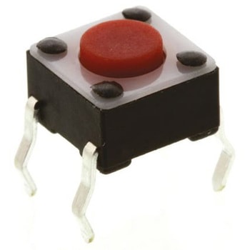 TE Connectivity タクタイルスイッチ SPST 表面実装 スルーホール モーメンタリ 6 x 6 x 4.3mm TE Connectivity Japan(旧:TYCOELECTRONICS(タイコエレクトロニクス))