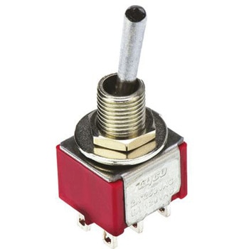 TE Connectivity トグルスイッチ， DPDT， PCB， On-On， 2-1825138-8 TE CONNECTIVITY