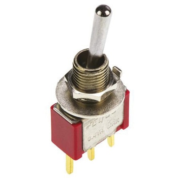 TE Connectivity トグルスイッチ， SPDT， PCB， On-On， 4-1825136-4 TE Connectivity Japan(旧:TYCOELECTRONICS(タイコエレクトロニクス))