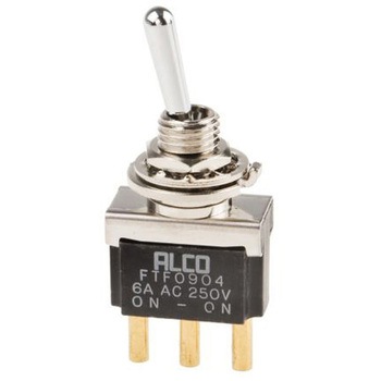 TE Connectivity トグルスイッチ， SPDT， パネルマウント， On-(On)， FTF0904 TE Connectivity Japan(旧:TYCOELECTRONICS(タイコエレクトロニクス))