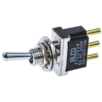 TE Connectivity トグルスイッチ， SPDT， パネルマウント， On-Off-On， FTE0904 TE Connectivity Japan(旧:TYCOELECTRONICS(タイコエレクトロニクス))