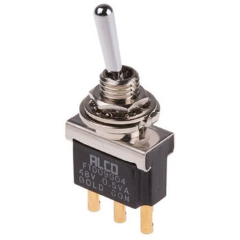 TE Connectivity トグルスイッチ， SPDT， パネルマウント， On-On， FTD09G04 TE Connectivity Japan(旧:TYCOELECTRONICS(タイコエレクトロニクス))