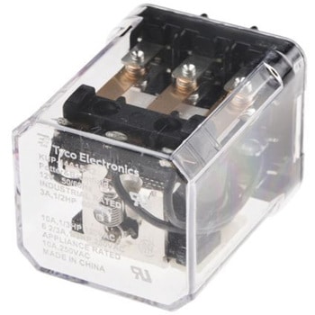 TE Connectivity パワーリレー 12V ac， 3c接点 プラグイン タイプ TE CONNECTIVITY