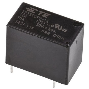 TE Connectivity パワーリレー 12V dc SPST 基板実装タイプ TE Connectivity Japan(旧:TYCOELECTRONICS(タイコエレクトロニクス))