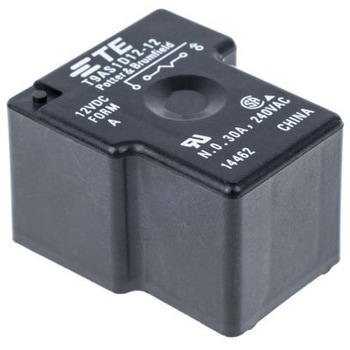 TE Connectivity パワーリレー 12V dc SPST 基板実装タイプ TE Connectivity Japan(旧:TYCOELECTRONICS(タイコエレクトロニクス))