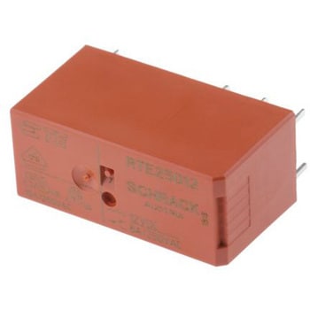 RTE25012 TE Connectivity パワーリレー 12V dc， 2c接点 基板実装タイプ TE CONNECTIVITY ...