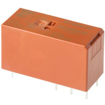 RT424A12 TE Connectivity パワーリレー 12V dc， 2c接点 基板実装タイプ TE CONNECTIVITY ...