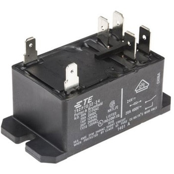 TE Connectivity パワーリレー 24V dc DPST 基板実装タイプ TE Connectivity Japan(旧:TYCOELECTRONICS(タイコエレクトロニクス))