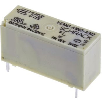 TE Connectivity パワーリレー 24V dc SPST 基板実装タイプ TE Connectivity Japan(旧:TYCOELECTRONICS(タイコエレクトロニクス))