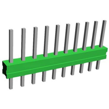TE Connectivity ピンヘッダ 10極 2.54mm 1列 1-825433-0 TE Connectivity Japan(旧:TYCOELECTRONICS(タイコエレクトロニクス))