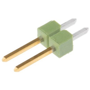 TE Connectivity ピンヘッダ 2極 2.54mm 1列 826629-2 TE Connectivity Japan(旧:TYCOELECTRONICS(タイコエレクトロニクス))