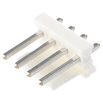 TE Connectivity ピンヘッダ 4極 3.96mm 1列 640445-4 TE Connectivity Japan(旧:TYCOELECTRONICS(タイコエレクトロニクス))
