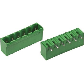 TE Connectivity プラグ式端子台， Buchananシリーズ， 5.08mmピッチ ， 1列， 4極， 緑 - TE Connectivity Japan(旧:TYCOELECTRONICS(タイコエレクトロニクス))