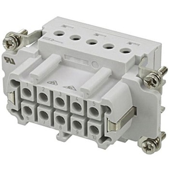 TE Connectivity ヘビーデューティパワーコネクタインサート HEシリーズ コネクタインサート 10極 1-1103637-1 TE Connectivity Japan(旧:TYCOELECTRONICS(タイコエレクトロニクス))