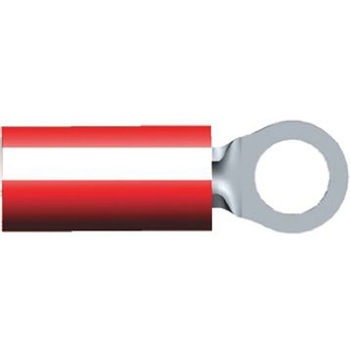 2-36149-5 TE Connectivity リングターミナル， スタッド径：M3.5， 赤， 白 2-36149-5 1袋(50個 ...