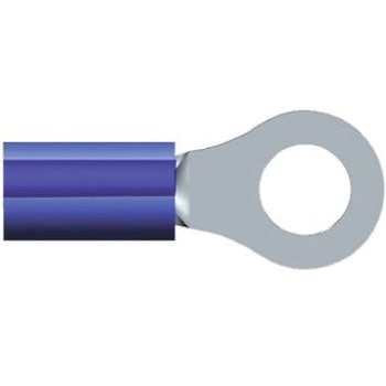 TE Connectivity リングターミナル， スタッド径：M4， 青 1-51864-0 TE Connectivity Japan(旧:TYCOELECTRONICS(タイコエレクトロニクス))