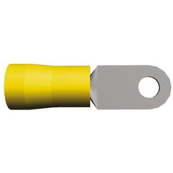 TE Connectivity リングターミナル， スタッド径：M6， 黄 52043-3 TE Connectivity Japan(旧:TYCOELECTRONICS(タイコエレクトロニクス))