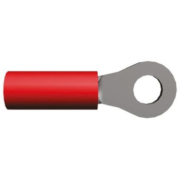 51863-1 TE Connectivity リングターミナル， 内径：3.68mm， スタッド径：M3.5， 赤 51863-1 TE ...