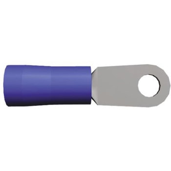 TE Connectivity リングターミナル， 内径：4.34mm， スタッド径：M4 (#8)， 青 52042-2 TE Connectivity Japan(旧:TYCOELECTRONICS(タイコエレクトロニクス))