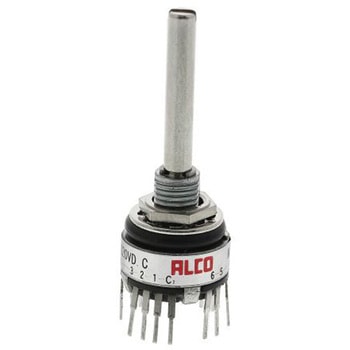 TE Connectivity ロータリスイッチ，6極， PCB MRJE2604 TE Connectivity Japan(旧:TYCOELECTRONICS(タイコエレクトロニクス))