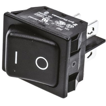 TE Connectivity ロッカースイッチ DPST イルミネーション：なし カットアウト幅：30.2mm 1634201-3 TE Connectivity Japan(旧:TYCOELECTRONICS(タイコエレクトロニクス))