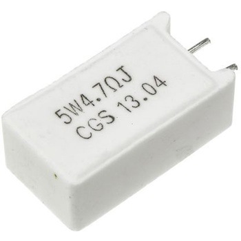 TE Connectivity 巻線 抵抗器 5W 4.7Ω ±5%， SQMW54R7J TE CONNECTIVITY