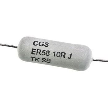 TE Connectivity 巻線 抵抗器 7W 10Ω ±5%， ER5810RJT TE CONNECTIVITY