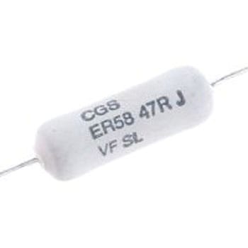 TE Connectivity 巻線 抵抗器 7W 47Ω ±5%， ER5847RJT TE Connectivity Japan(旧:TYCOELECTRONICS(タイコエレクトロニクス))