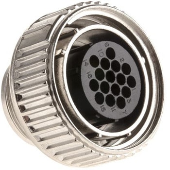 TE Connectivity 丸型コネクタ， 16極， ケーブルマウント， 208488-1 TE Connectivity Japan(旧:TYCOELECTRONICS(タイコエレクトロニクス))