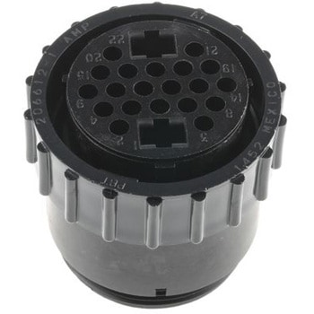 TE Connectivity 丸型コネクタ， 22極， スタンダード， ケーブルマウント， 206612-1 TE Connectivity Japan(旧:TYCOELECTRONICS(タイコエレクトロニクス))