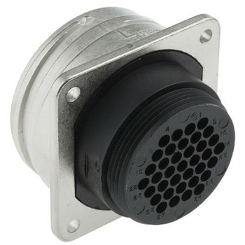 TE Connectivity 丸型コネクタ， 37極， パネルマウント， 208471-1 TE Connectivity Japan(旧:TYCOELECTRONICS(タイコエレクトロニクス))