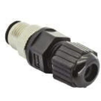 TE Connectivity 丸型コネクタ， 4極， M12， ケーブルマウント， 1838277-2 TE Connectivity Japan(旧:TYCOELECTRONICS(タイコエレクトロニクス))