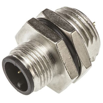TE Connectivity 丸型コネクタ， 5極， M12， パネルマウント， 1838893-3 TE Connectivity Japan(旧:TYCOELECTRONICS(タイコエレクトロニクス))