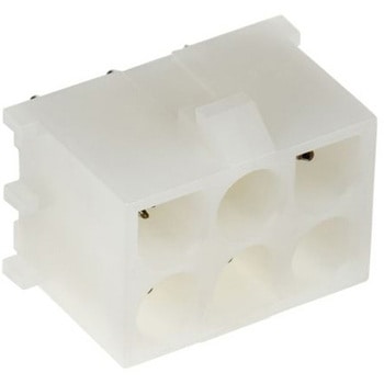 TE Connectivity 基板接続用ソケット 6 極 6.35mm スルーホール実装 TE Connectivity Japan(旧:TYCOELECTRONICS(タイコエレクトロニクス))