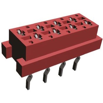 TE Connectivity 基板接続用ソケット 8 極 1.27mm 2 列 スルーホール実装 TE Connectivity Japan(旧:TYCOELECTRONICS(タイコエレクトロニクス))