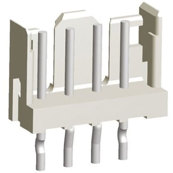 292161-4 TE Connectivity 基板接続用ピンヘッダ 4極 2.0mm 1列