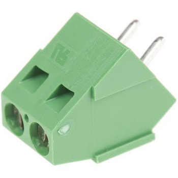 TE Connectivity 基板用端子台， Buchananシリーズ， 5.08mmピッチ ， 1列， 2極， 緑 TE Connectivity Japan(旧:TYCOELECTRONICS(タイコエレクトロニクス))