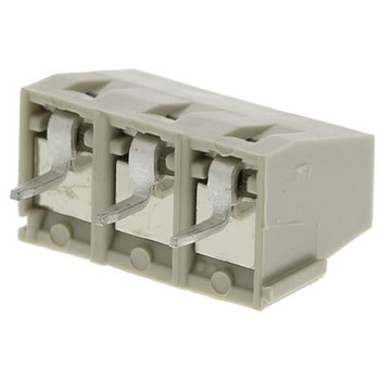 TE Connectivity 基板用端子台， Buchananシリーズ， 5mmピッチ ， 1列， 3極， グレー TE CONNECTIVITY
