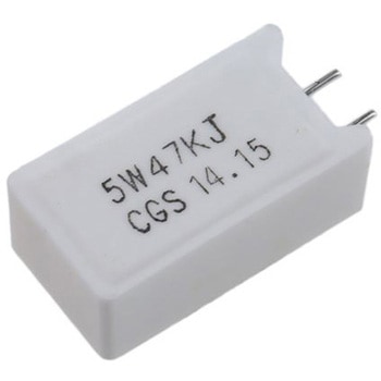 TE Connectivity 金属酸化物 抵抗器 5W 47kΩ ±5%， SQMR547KJ TE Connectivity Japan(旧:TYCOELECTRONICS(タイコエレクトロニクス))