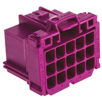 TE Connectivity 自動車用コネクタ 15極 メス， 8-968973-1 TE Connectivity Japan(旧:TYCOELECTRONICS(タイコエレクトロニクス))