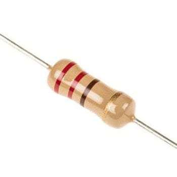 TE Connectivity 炭素皮膜 抵抗器 1W 220Ω ±5%， CFR100J220R TE CONNECTIVITY