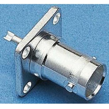 TE Connectivity 同軸コネクタ ジャック フランジマウント BNCコネクタ， 1-1337446-1 TE Connectivity Japan(旧:TYCOELECTRONICS(タイコエレクトロニクス))
